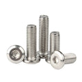 304 Stainless Steel Flat Head Chamfered Hex Socket Nuts M4 M5 M6 M8 Screw Nut Accessories for Furniture Bed Metric Measurement