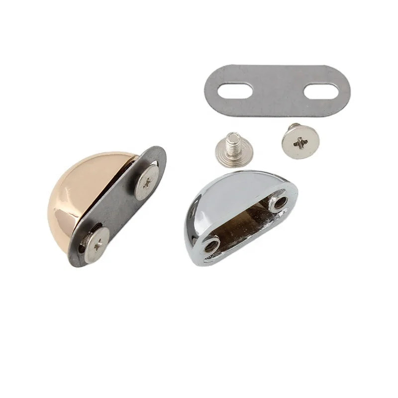 Nolvo World 4 Colors 23*10 mm Polished Semicircle End Clips by Screws Hardware Straps Tail Clasp Accessory
