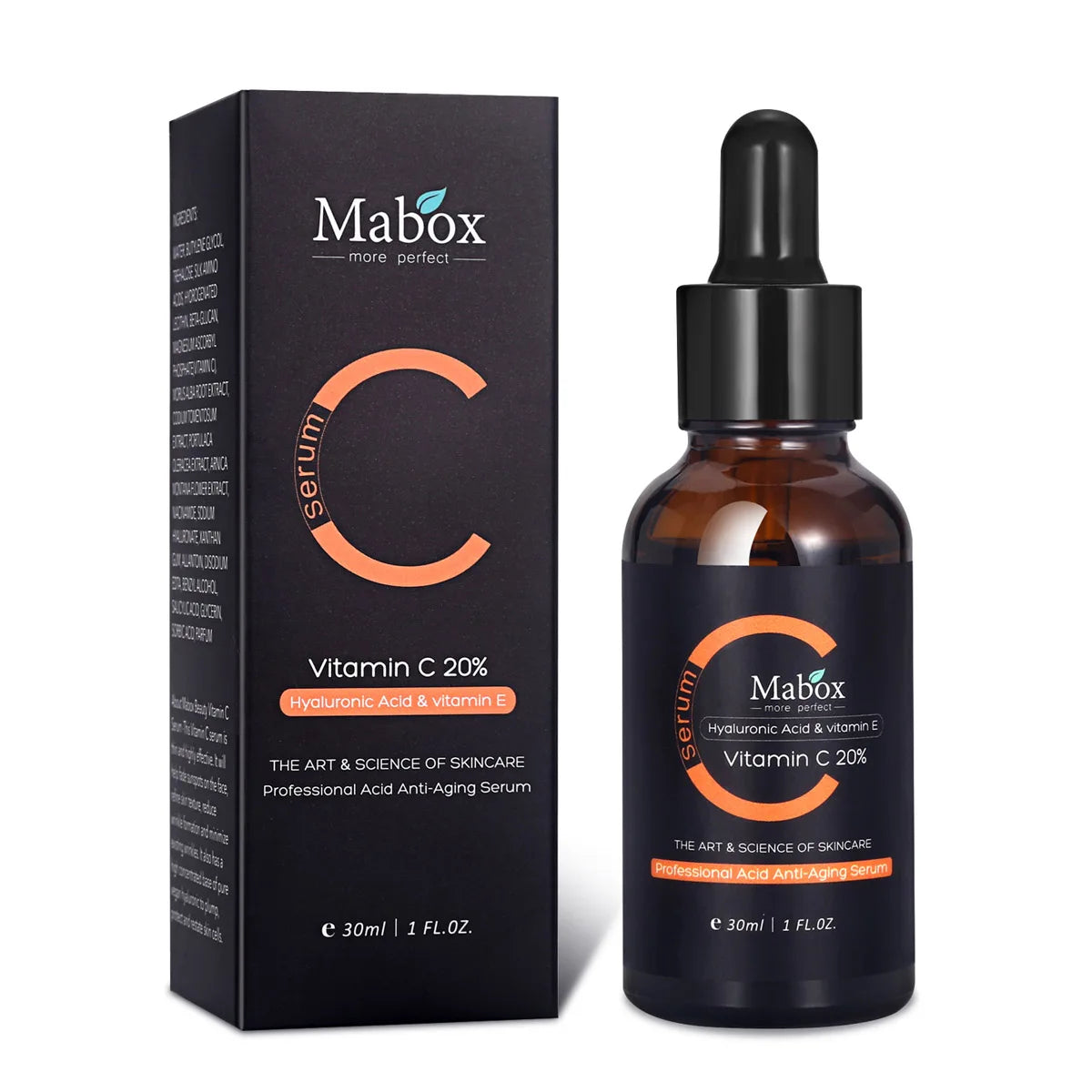 Private Label Mabox for Face Repair and Reduce Deep Wrinkles Anit-aging Vitamin C Serum