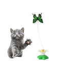Eco-Friendly Cartoon Interactive Feather Butterfly Cat Toys PP Material-Smart Operating Mode Daily Use Your Feline's Favorite