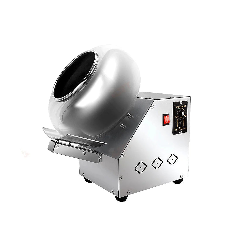 Speed Adjustable Commercial Small Home Chocolate Spray Coating Machine Candy Polishing Machine Nut Sugar Coating Pan Machine
