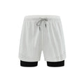 Men's 90% Polyester 10% Spandex Quick Dry Gym Shorts 2-in-1 Summer Sports Training Running Liner Children's Active Bottoms