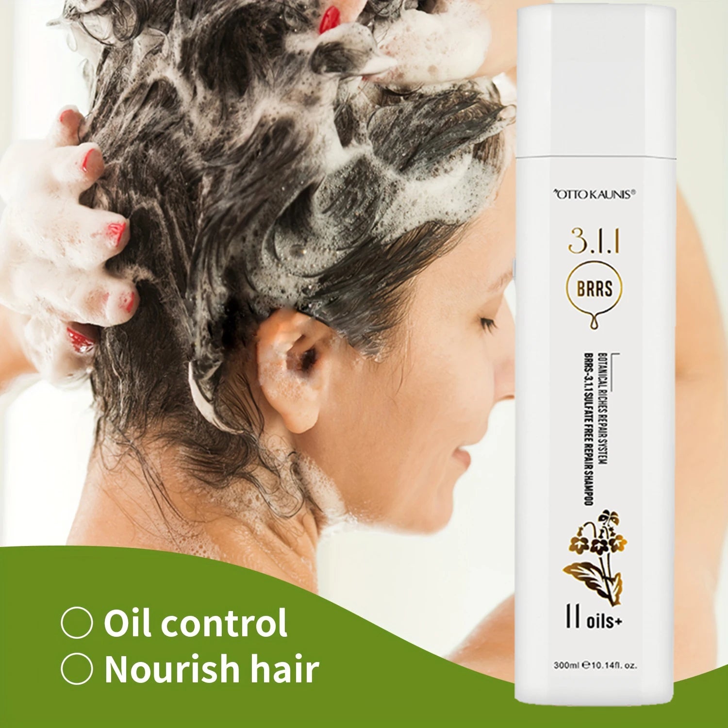 OEM Organic Private Label Shampoo and Conditioner Set Sulfate Free Biotin Collagen Herbal Shampoo for Men and Women