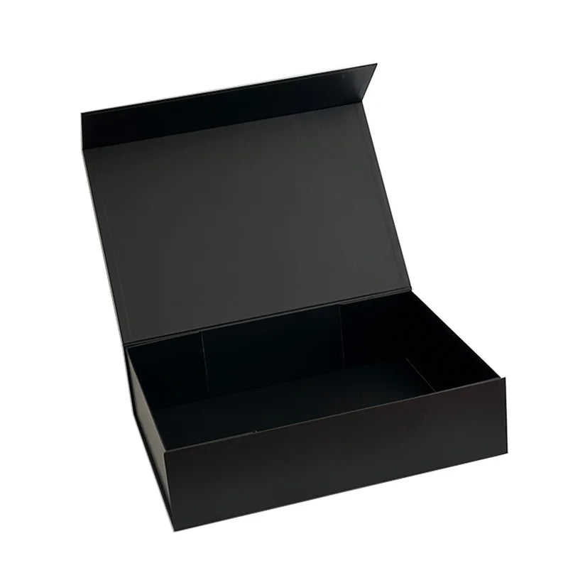 Hot Sale Glossy Rigid Luxury Gift Packaging Paper Box With Magnetic Lid Closure