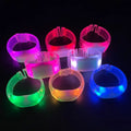 2025 Hot Popular TPU Material Flashing Bracelet  DMX Remote Control RGB Led Wristband for Party Event