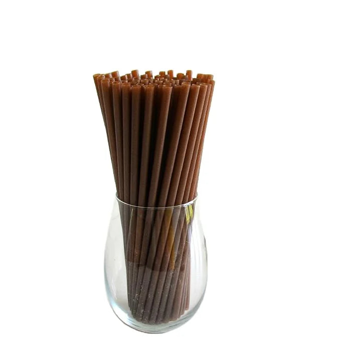 Hot Sales Disposable PLA Straws 6mm 8mm Compostable Paper Coffee Grounds Straw for Drinks/Cocktails Free Home Use Giveaways