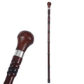 Exquisite Natural Solid Wood Walking Stick With Anti slip Bottom Elderly Gentleman Cane