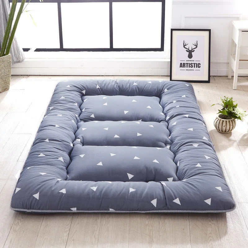 Mattress Tatami Floor Mattress Foldable Sleeping Bed Roll up Mat Guest Dormitory Topper
