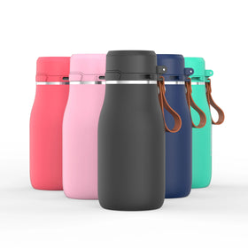New Design BPA Free Eco-Friendly 360/500ml Flip Lid Double Wall Insulated Portable School Stainless Steel Boiling Water Safe
