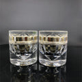 Top Grades Acrylic Gold Diamond Shape Jar Cosmetic Facial Moisturizer Cream Jar 15g 30g 50g