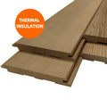 Modern House Exterior Decor Wooden Board Natural Corrosion Resistant Outside Siding