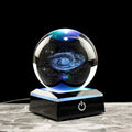 NEW 2026 Crystal 3D Solar System Ball Glass Milky Way Galaxy Ball Sphere for Educational Model