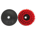 5Inch 125mm Red Hollow Rodless M14-2 Electric Cleaning Brushes Car Wash Brush Detailing Electric Brush for Bathroom Car Clean