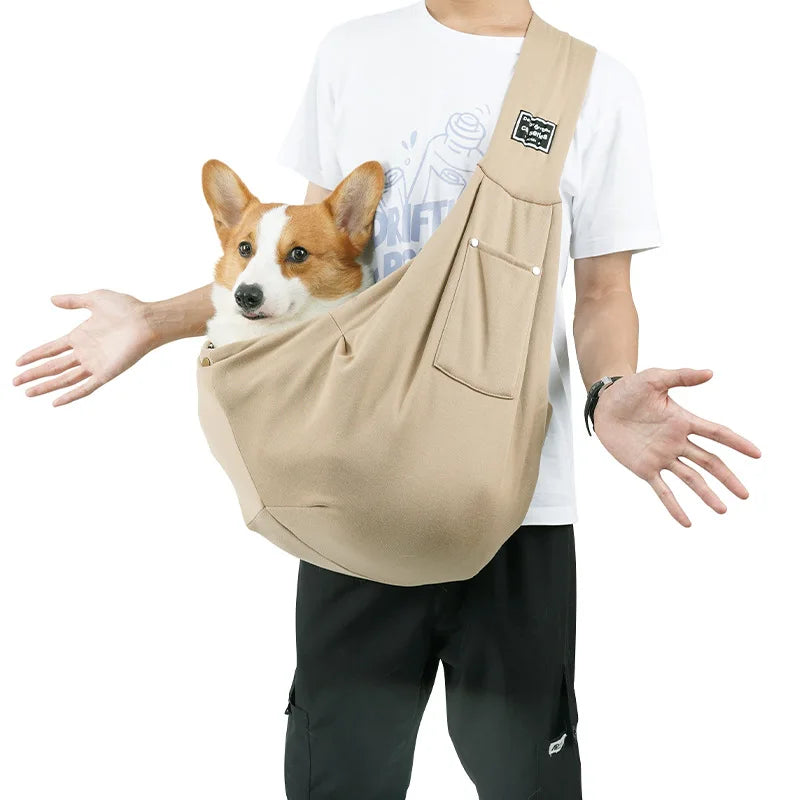 Pet Supplies Wholesale Crossbody Breathable Pet Bag Large Capacity Portable Pet Bag Lightweight Cat Bag