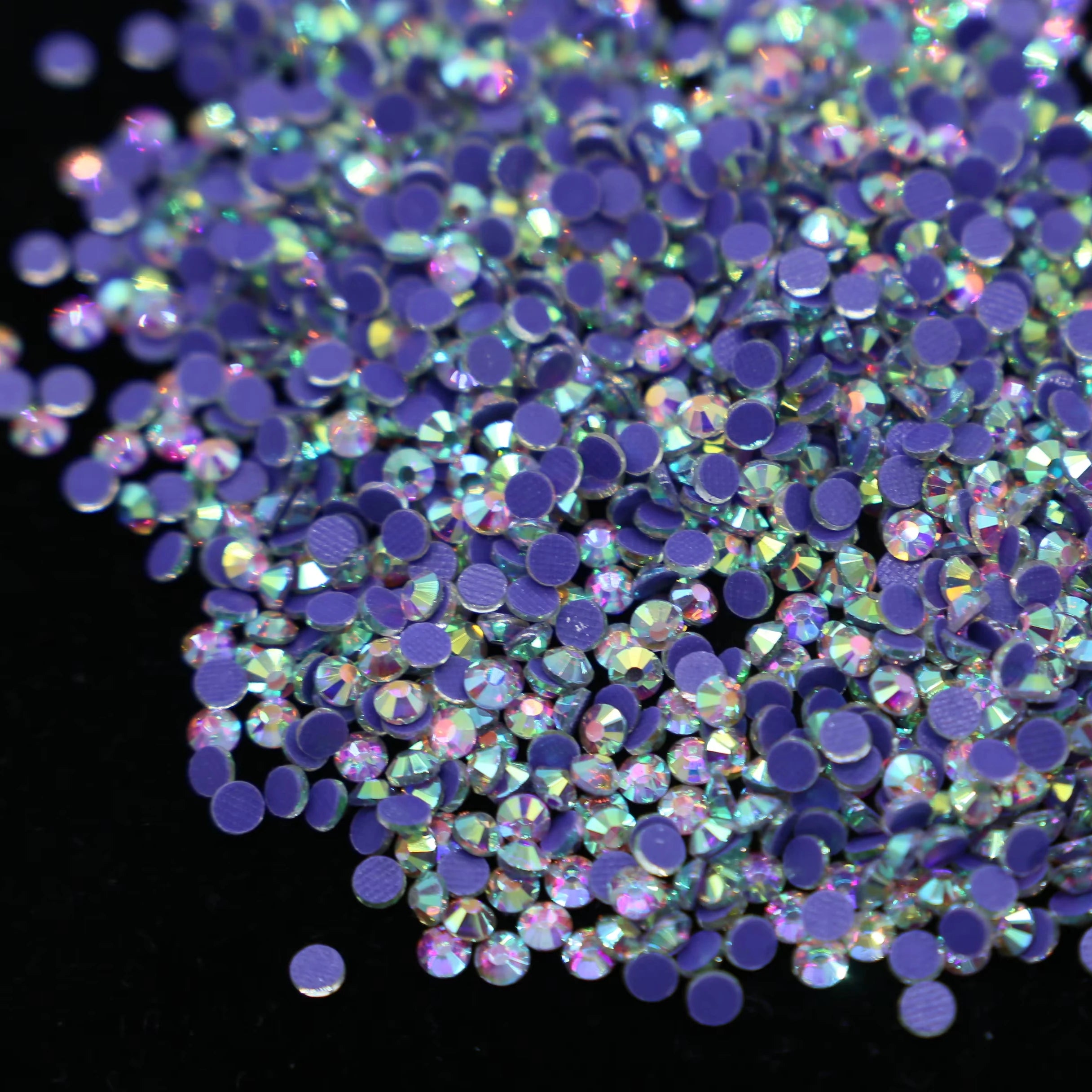 Custom Packaging 10 Packs Flatback SS10 12 Cut Hotfix Rhinestones Customized Crystal Glass for Garments Shoes Bags-Wholesale AB