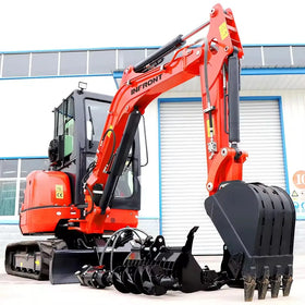 Free Shipping INFRONT Mini Excavator EPA Engine Kubota 3.5 Ton Crawler Micro Digger 1 Ton 2 Ton Farm Small Excavator for Sale