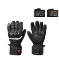Savior Black Thermal Heated Gloves for Winter Electric Motorcycle Sports Gloves with Touch Screen for Outdoor Cycling