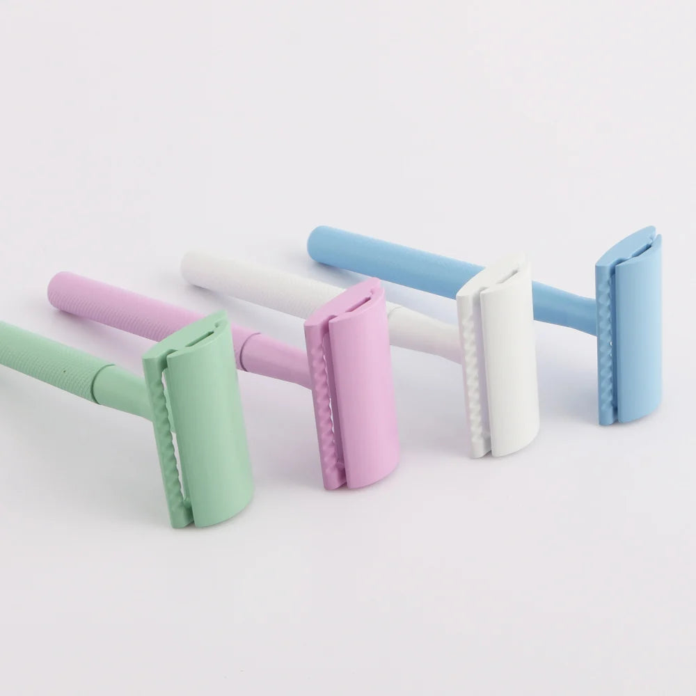 D657 Customized Packaging Brass Handle Classic Design Metal Shaver Wet Shaver Safety razor