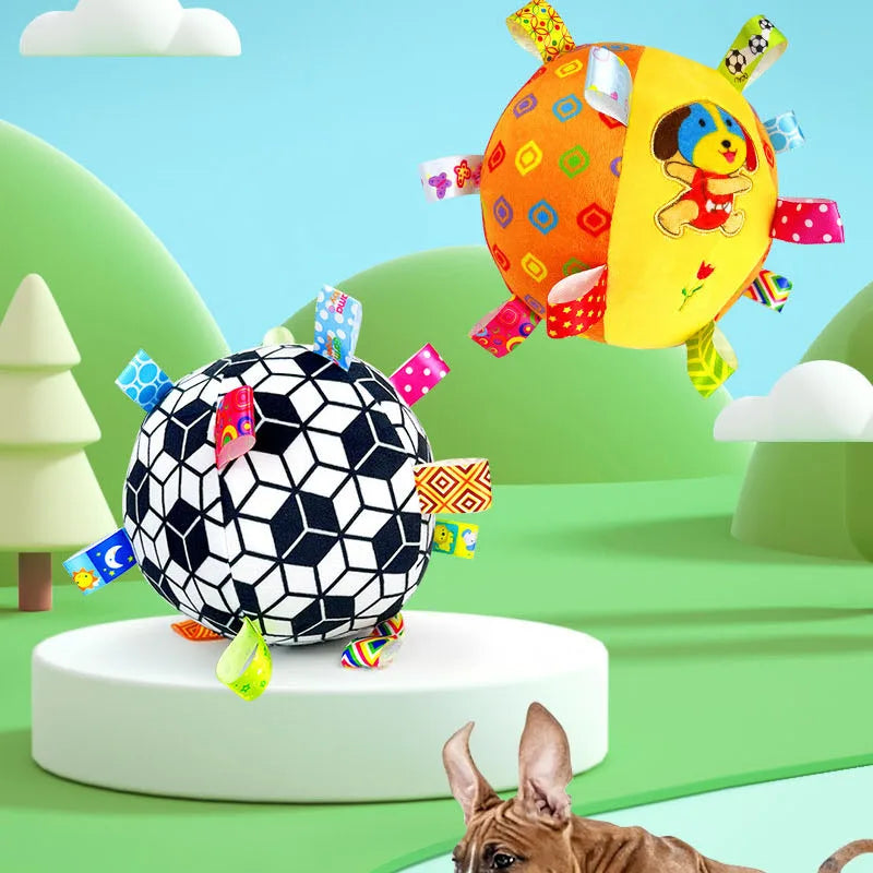 Interactive Toys for Dogs Light High Ball Eco-friendly Dog Toy Chew Ball Plush Dog Toy Football