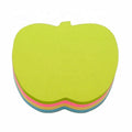Apple Shapes Sticky Note Pads Bright Colors