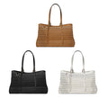 New Classic Weave Vegan Leather Spring and Summer  Casual Tote Bag Shopping Bag Daily Bag for Girl and Women