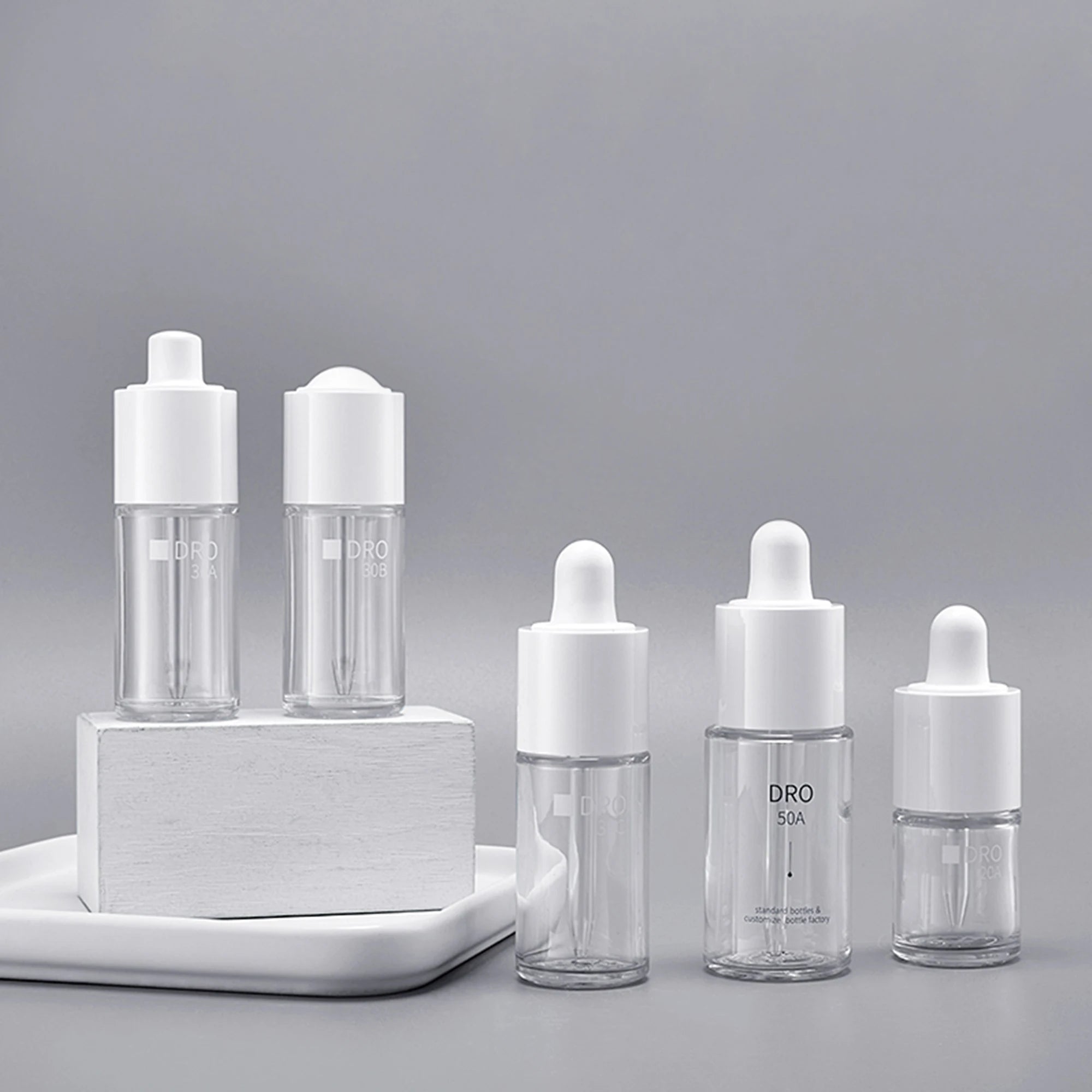 Glass Dropper Dispenser Serum Cosmetics Portable Skin Care Products