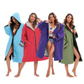 Thickly-lined Luxury Eco-Friendly Warm Beach Changing Cape for Seaside Diving Surfing & Swimming-Protective Windproof Bathing