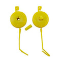 Garden Hydroponic Indoor Grow Tent Adjustable Yoyo Plant Hanger with Nylon String and Stainless Steel Spring Yellow