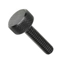 China Manufactured M3*10mm Diamond Knurled Thumbscrew Black Steel Nickel Material Metric Measurement System