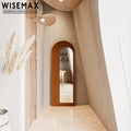WISEMAX FURNITURE INS Nordic Design Home Standing Mirror Bedroom Dressing Full Length Mirror Art Wall Mirror for Home Cafe