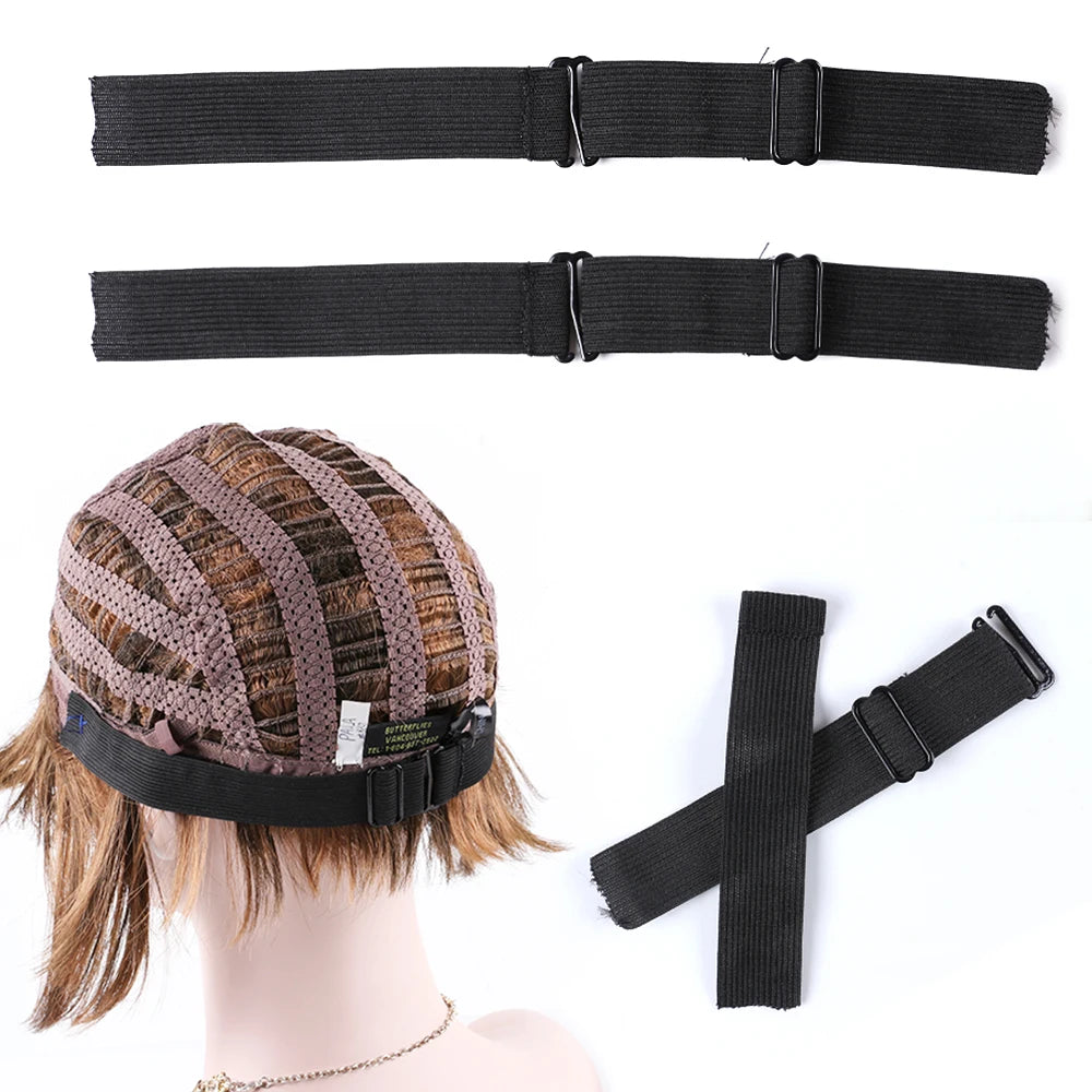 Private Logo Printed Logo Edge Elastic Hair Bands Adjustable Custom Elastic Band For Wig
