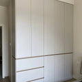 Best-Selling Elegant Sleek White Wardrobe Space-Saving Closet for Home Bedroom with Adjustable Shelves Large Capacity