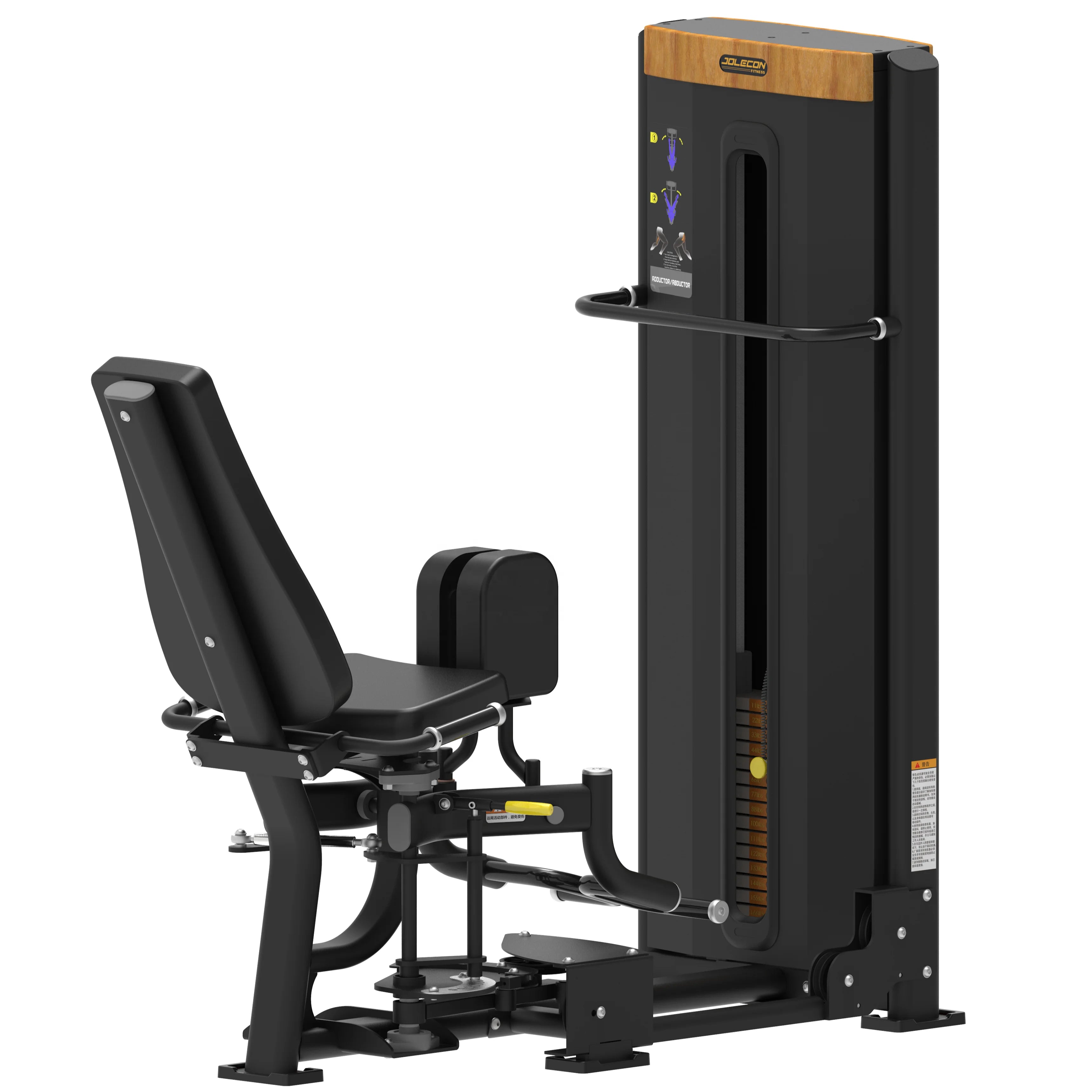 JLC Commercial Leg Abductor Machine Hip Adductor Gym Plywood Package Inner Outer Thigh Weight Training Equipment