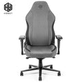 Hobot 360 Swivel Ergonomic Lift Chair Grey Fabric Silver Stitching 4D Armrest Luxury Aluminum Base 4-Stage Gas Lift Gaming