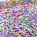 Solid Light Color Acrylic round Beads No Hole Single and Mix Color Plastic & Lucite Beads