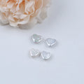 Zhuji 12-13mm White Love Shape Freshwater Loose Pearls Natural Irregular Loose Pearls for DIY
