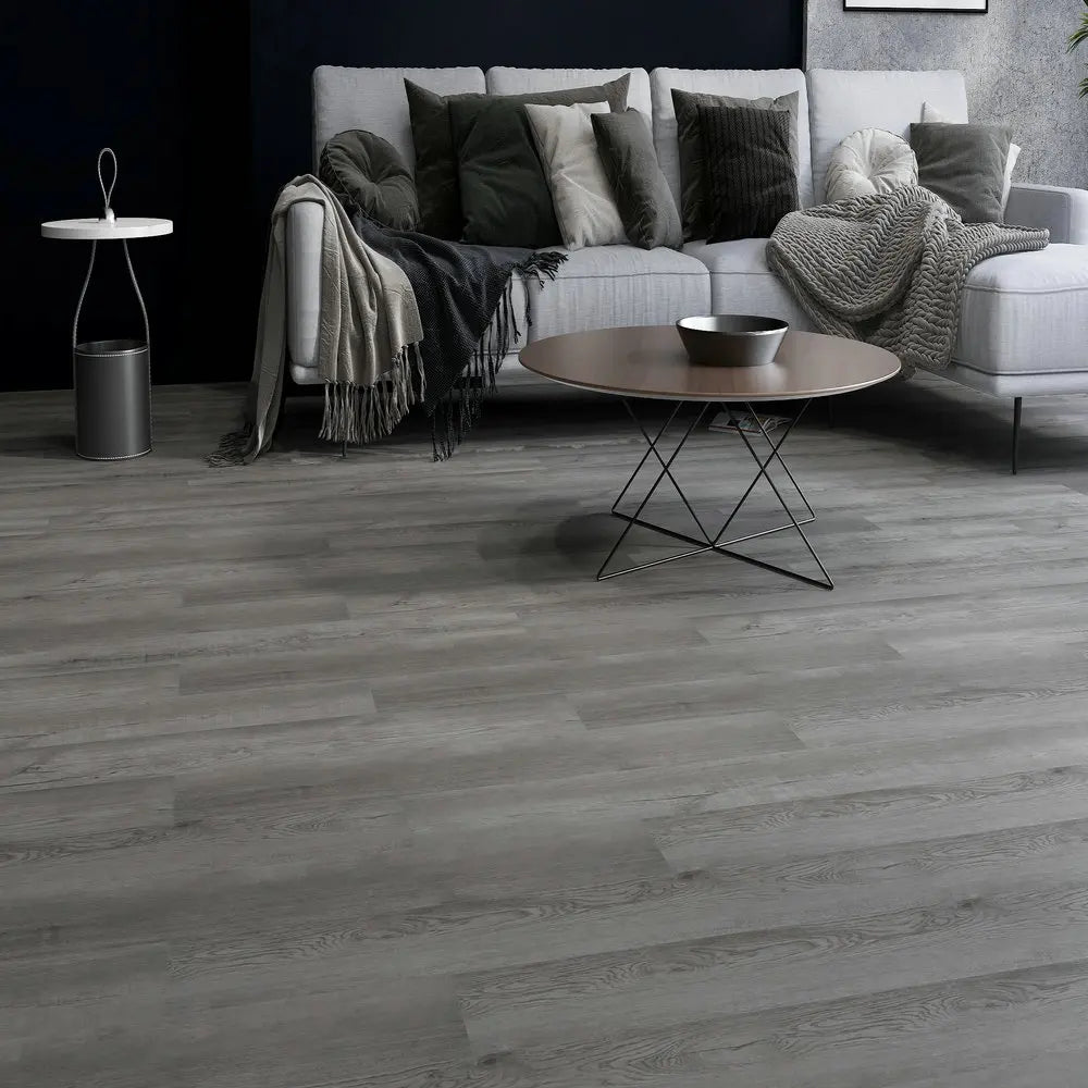 4mm 6mm SPC PVC Waterproof Self-Adhesive Click Lock Plastic Vinyl Plank Flooring Wood Grain Tiles for Indoor Use