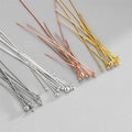 SP Wholesale DIY Making Jewelry Ball Shape Multi Sizes 925 Sterling Silver Ball Pins