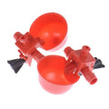 Automatic Chicken Water Drinker Cups Waterer Kit Thread Filling Waterer Drinking Bowl for Poultry Chickens Ducks Birds Turkeys