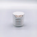 Free Samples Hot Sale Screw-on Silvery Metalized Disc Top Cap Aluminum Disc Top Caps Disc Top Cap