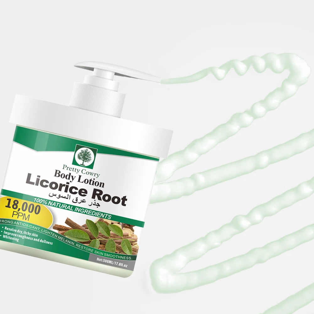 Vitamin C Lightening  Licorice Root Body Lotion  Bleaching Whitening Lotion for Black Skin