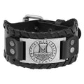 New Arrival Viking Oath Bracelet Men Bracelet Genuine Leather Viking Knit Bracelet Men Jewelry