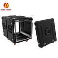 Shockproof Waterproof Dustproof Aluminum 12U Rack Mount Case with Wheels OEM ODM IP65 10-Year Warranty