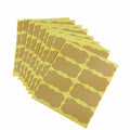 80pcs Per Pack 5.7cm Blank Irregular Shape Removable Adhesive Sticker for Handmade Candle Craft Packaging Labels