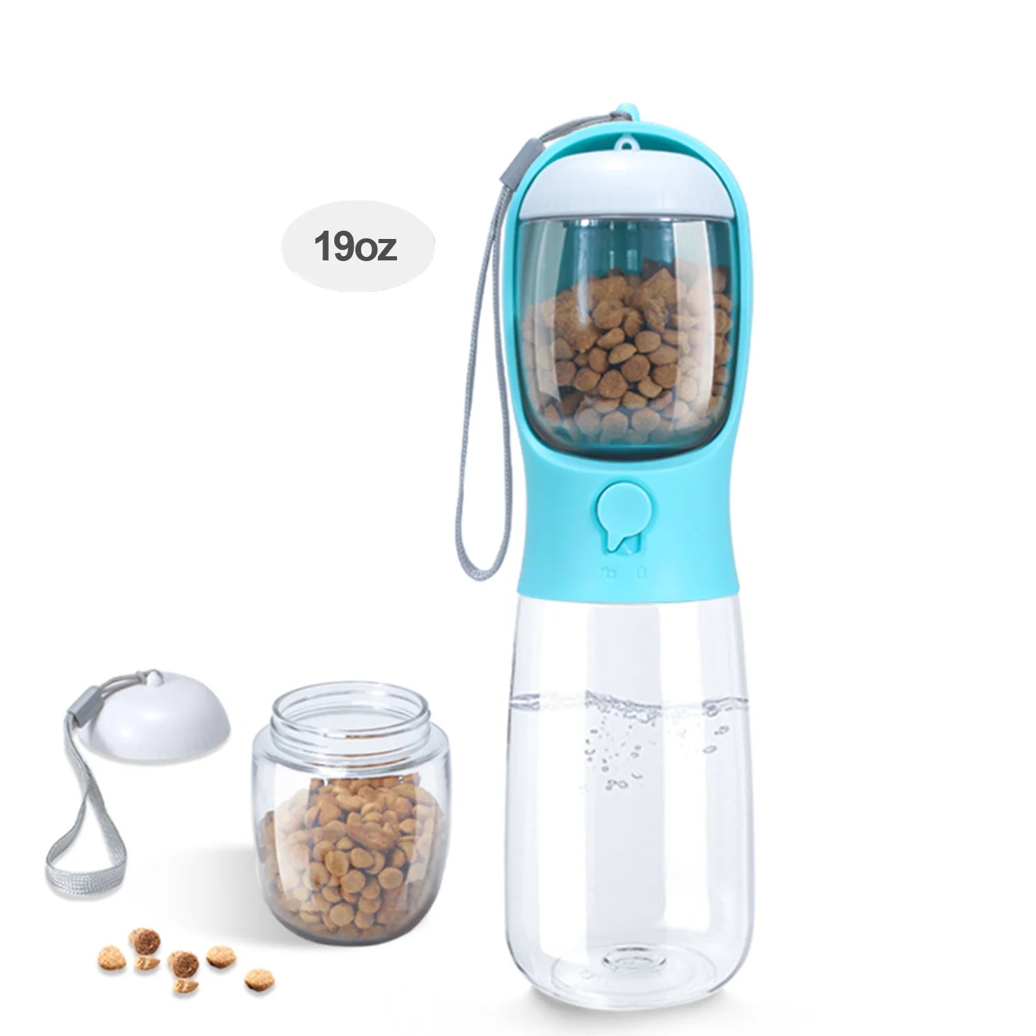 E-commerce Hot Sale Bpa Free Eco-friendly Material 2 in 1 Cat Water Cup Pet Travel Water Bottle for Dog