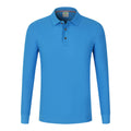 Factory Hot Selling Solid Pattern Golf for Polo Shirts 100% Pure Cotton Long Sleeve Thick Anti-Wrinkle Custom Logo