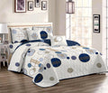 2022 New Style Floral Pattern Microfiber Crocheted Chenille Hospital Bedspread 3-Piece Quilt Set for Double Beds for Home Use