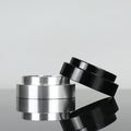 Manufacturer Customize Barista Accessories Tools 53Mm 58Mm Delonghi Black Magnetic Dosing Ring Al-Alloy Espresso Dosing Funnel