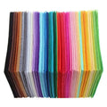 Wholesale 10 Colors 1mm Thick Felt Fabric Sheet Assorted Color DIY Craft Squares Nonwoven MegaBDM
