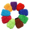 Wholesale Solid Pattern Microfiber Chenille Car Cleaning Gloves Automobile Wash Mitt/Glove
